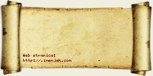 Jasmina Branović vizit kartica